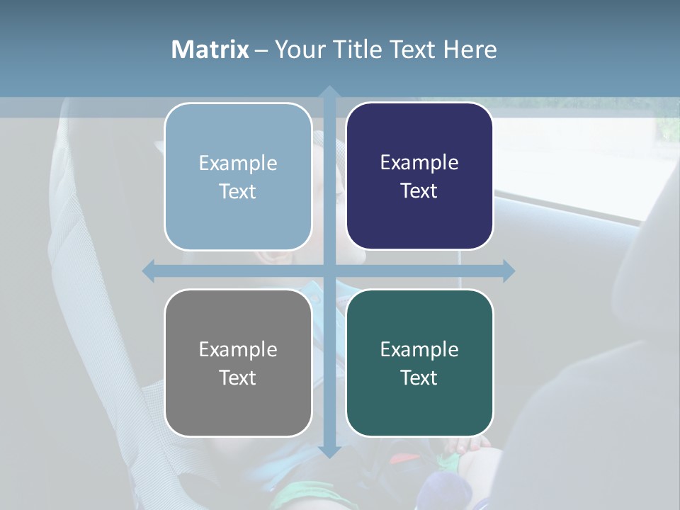 Boy Safety Seat PowerPoint Template