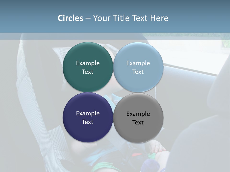 Boy Safety Seat PowerPoint Template