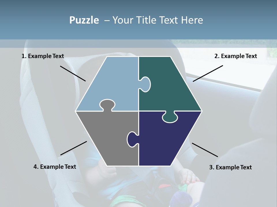 Boy Safety Seat PowerPoint Template