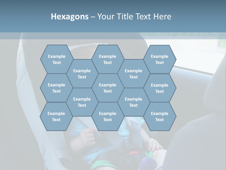 Boy Safety Seat PowerPoint Template
