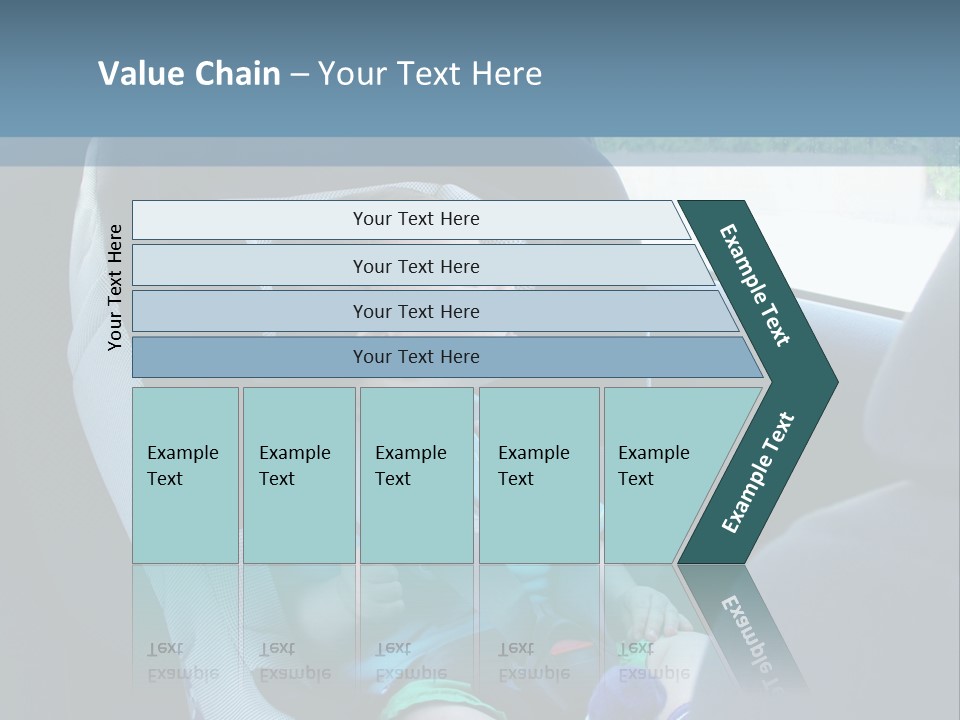 Boy Safety Seat PowerPoint Template