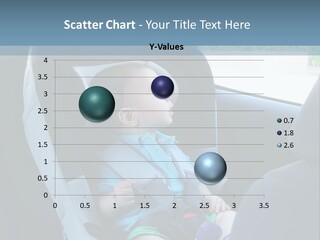 Boy Safety Seat PowerPoint Template