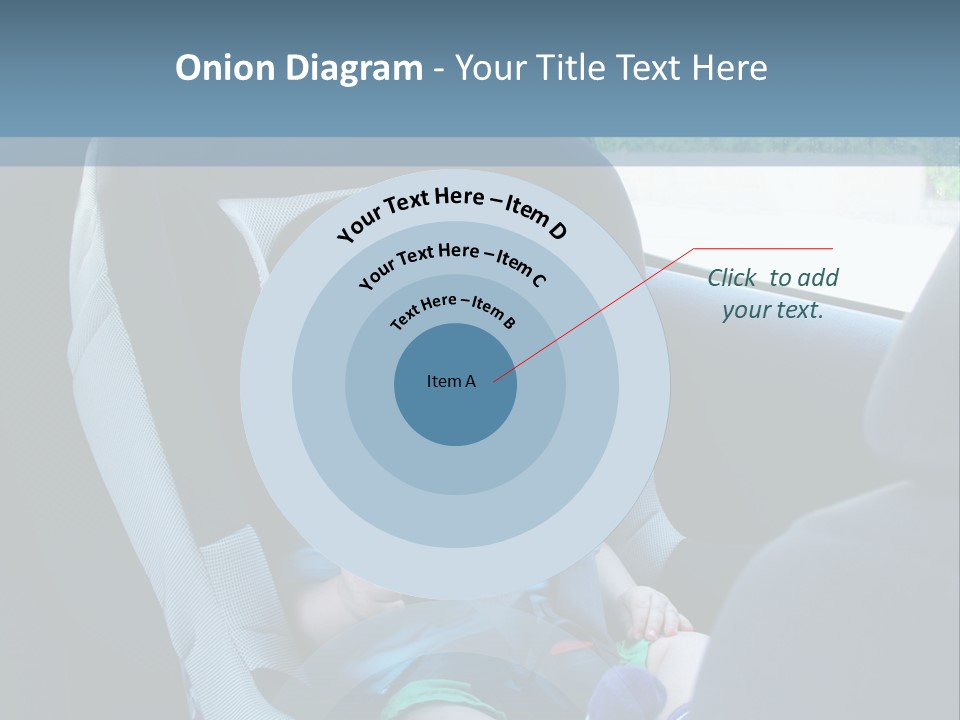 Boy Safety Seat PowerPoint Template