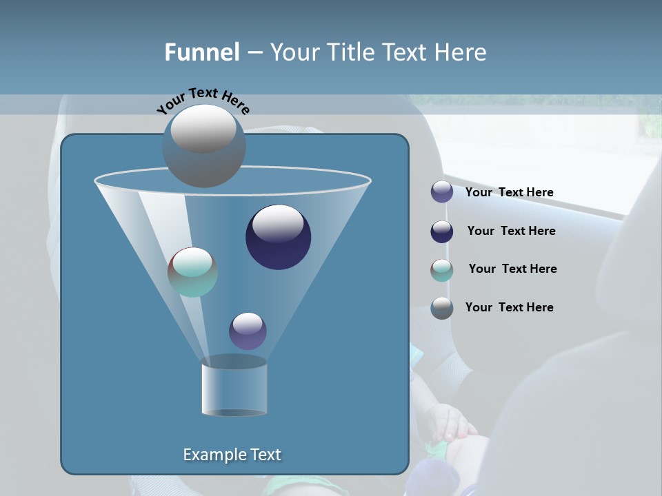 Boy Safety Seat PowerPoint Template