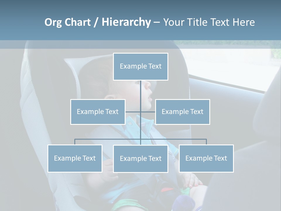 Boy Safety Seat PowerPoint Template