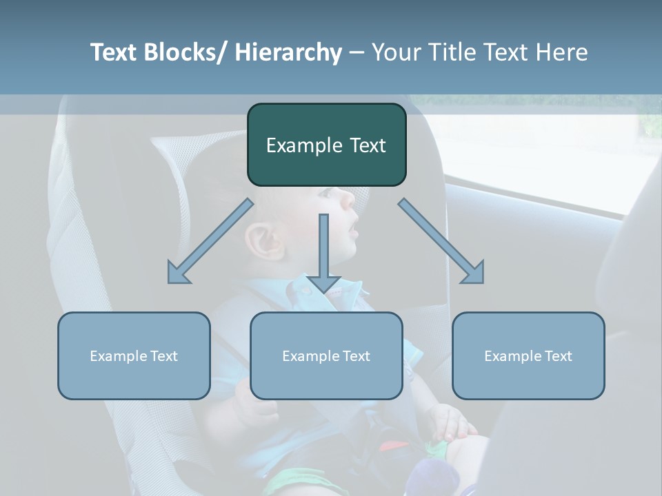 Boy Safety Seat PowerPoint Template