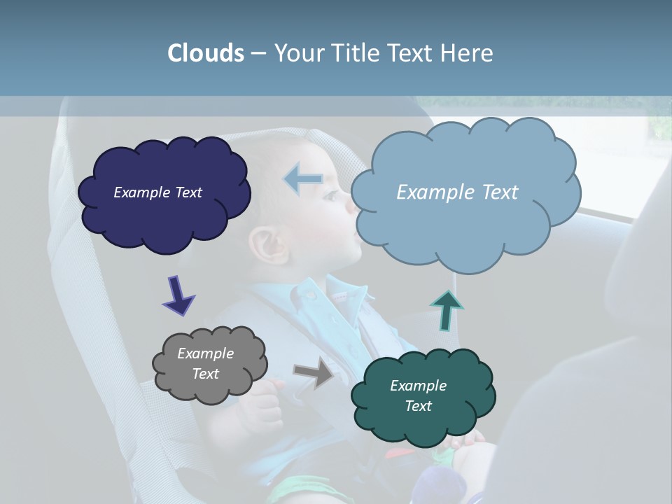Boy Safety Seat PowerPoint Template