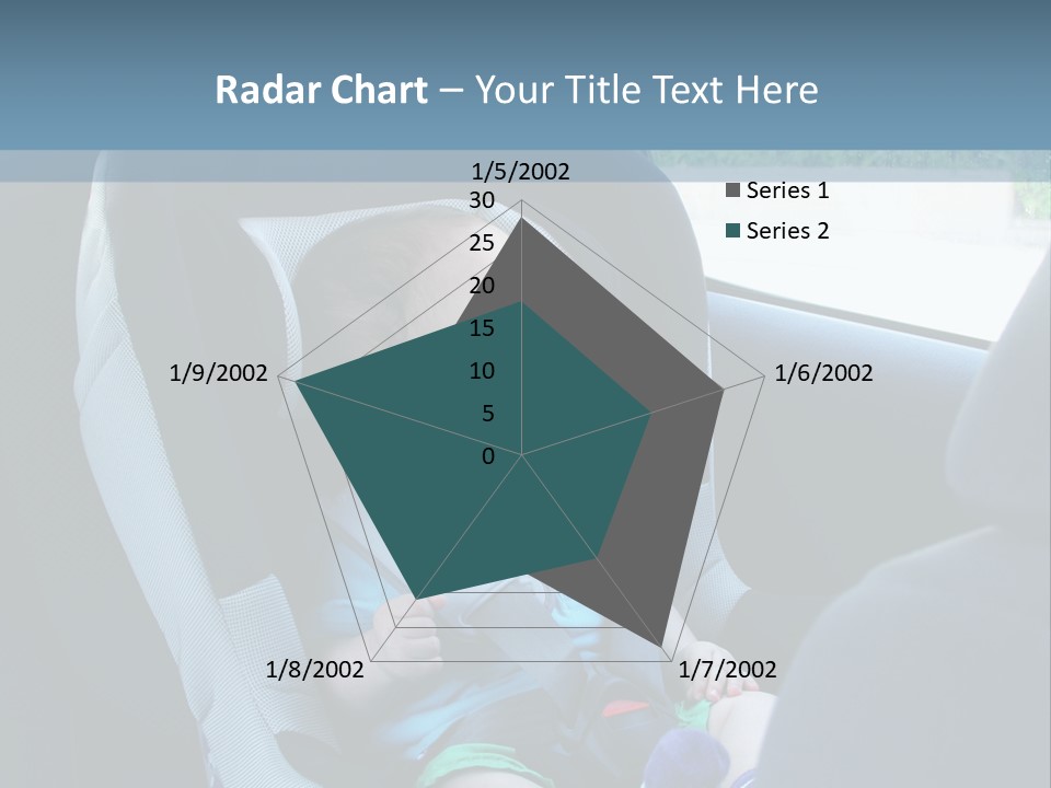 Boy Safety Seat PowerPoint Template