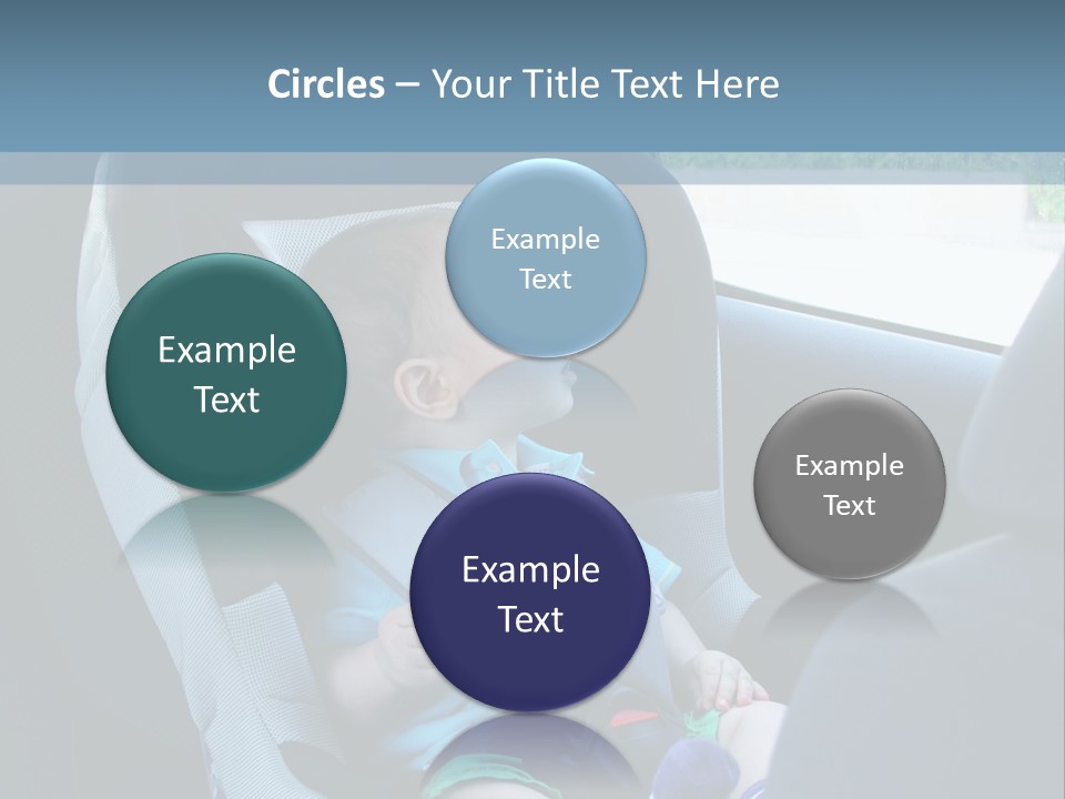 Boy Safety Seat PowerPoint Template