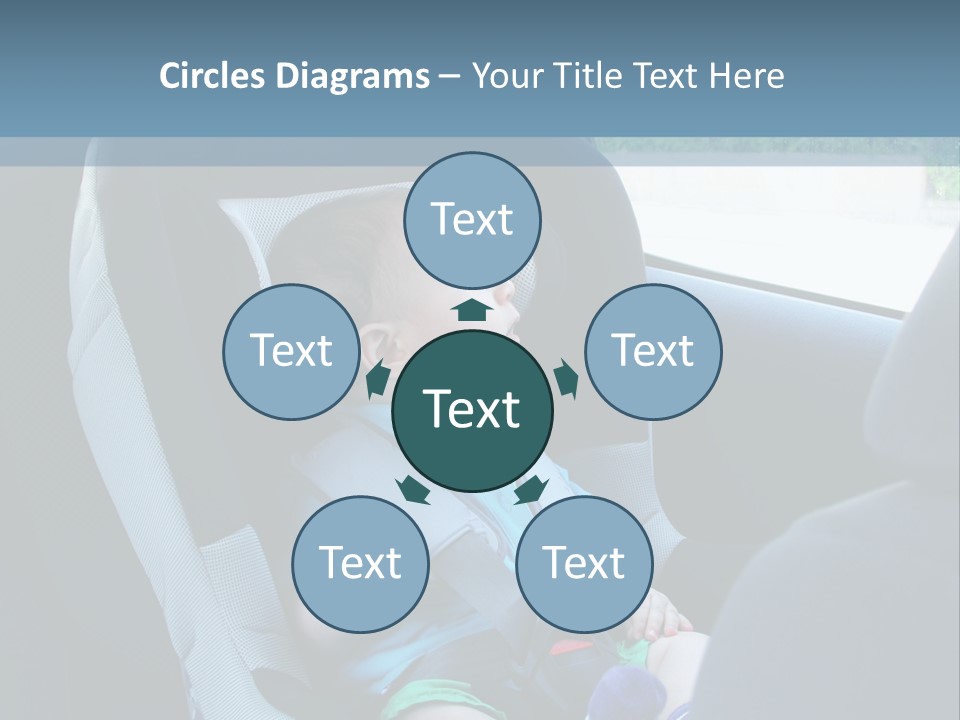 Boy Safety Seat PowerPoint Template