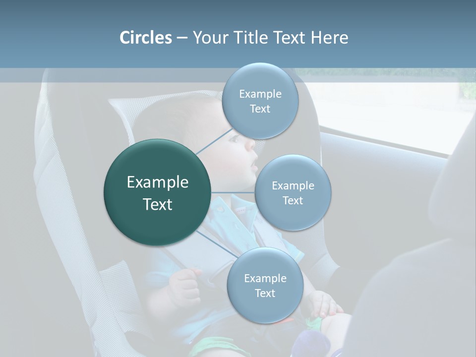 Boy Safety Seat PowerPoint Template
