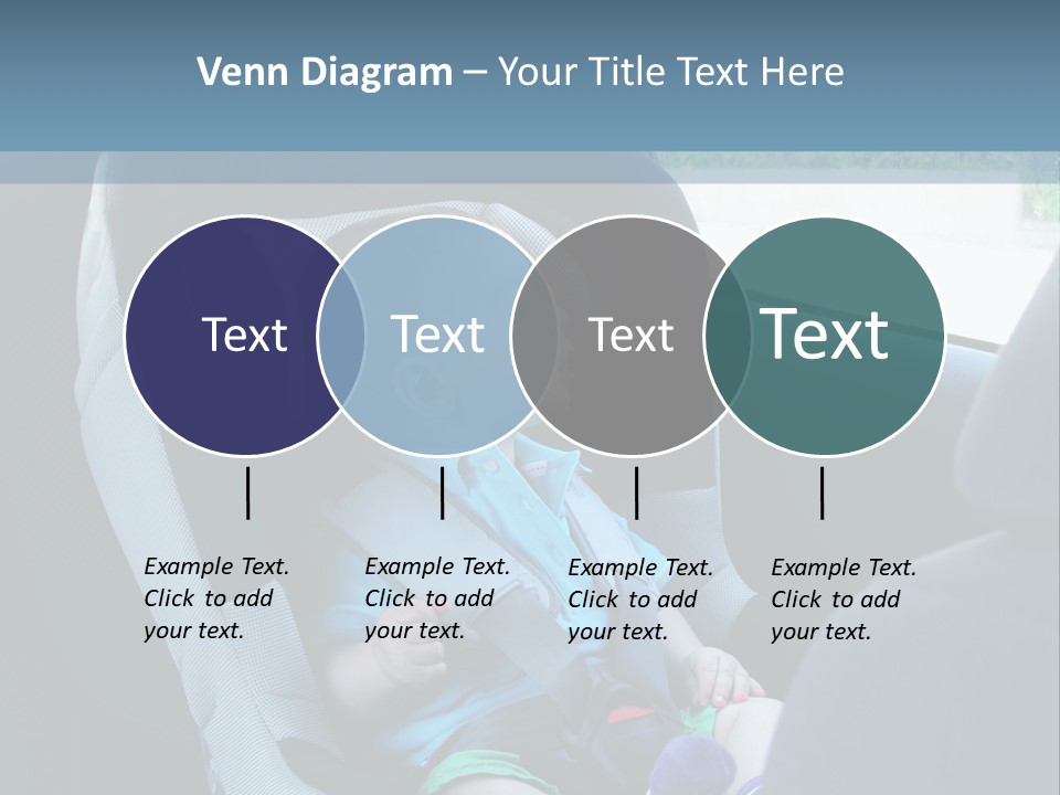 Boy Safety Seat PowerPoint Template
