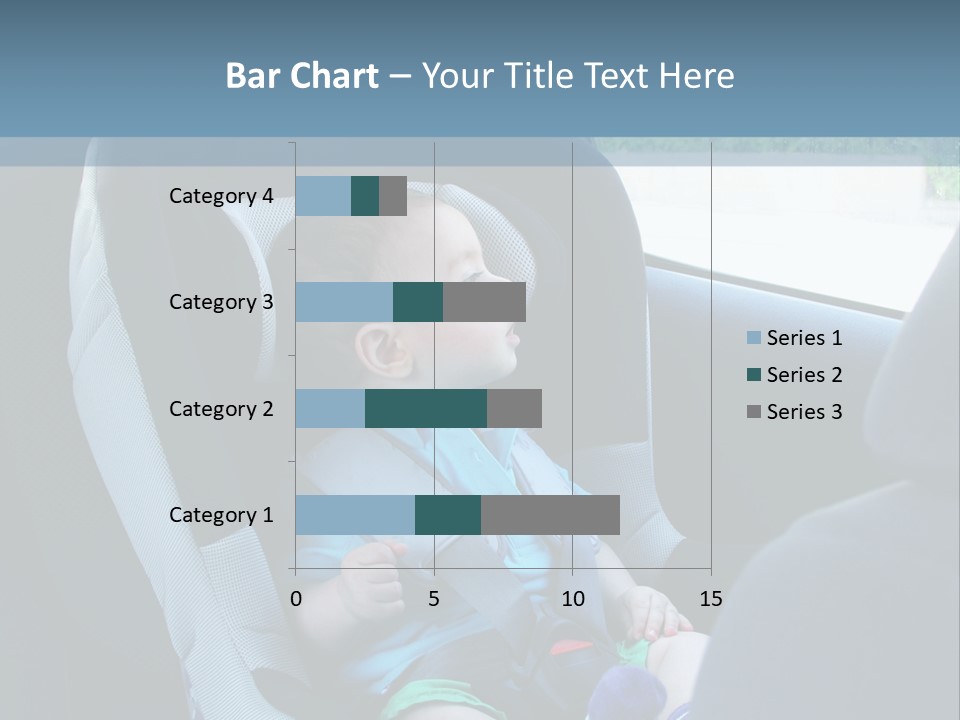 Boy Safety Seat PowerPoint Template