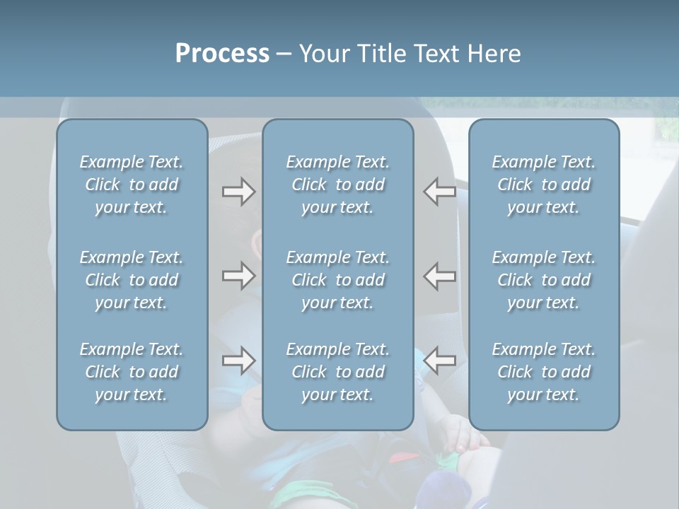 Boy Safety Seat PowerPoint Template