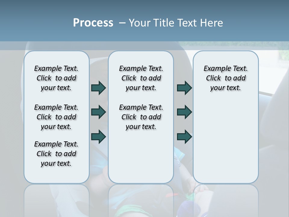 Boy Safety Seat PowerPoint Template