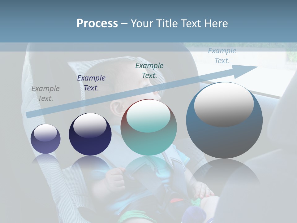 Boy Safety Seat PowerPoint Template