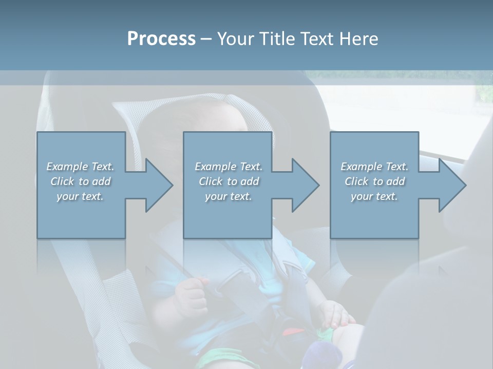 Boy Safety Seat PowerPoint Template