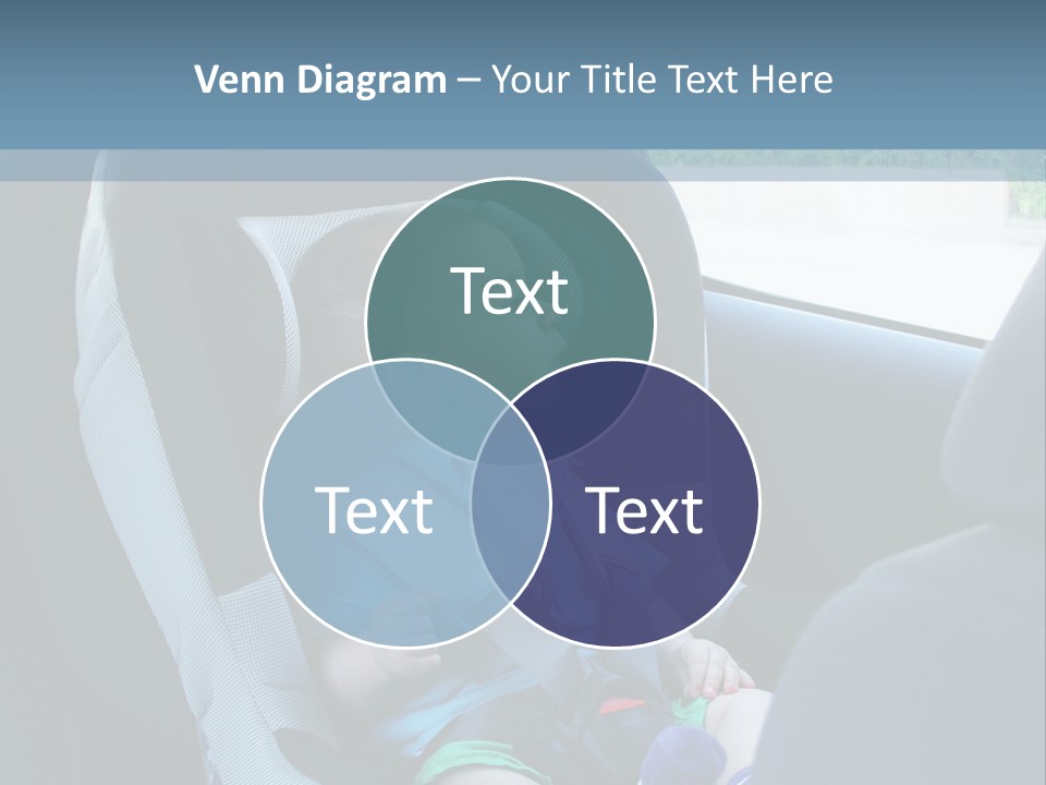 Boy Safety Seat PowerPoint Template