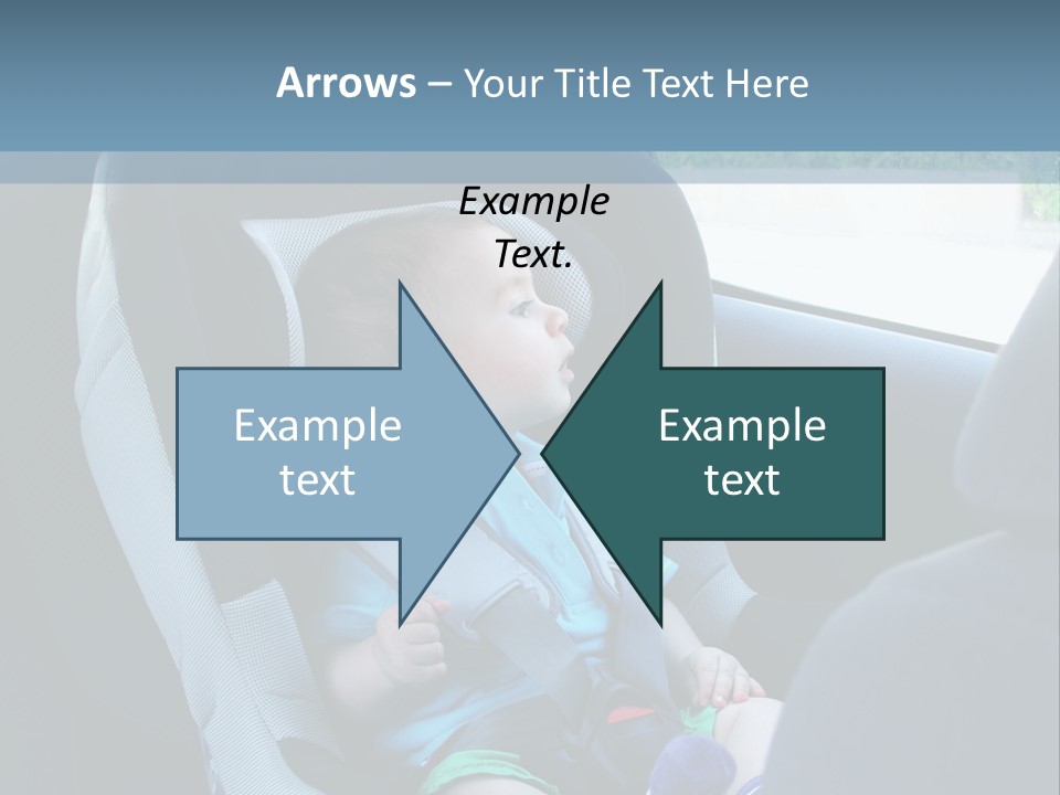 Boy Safety Seat PowerPoint Template