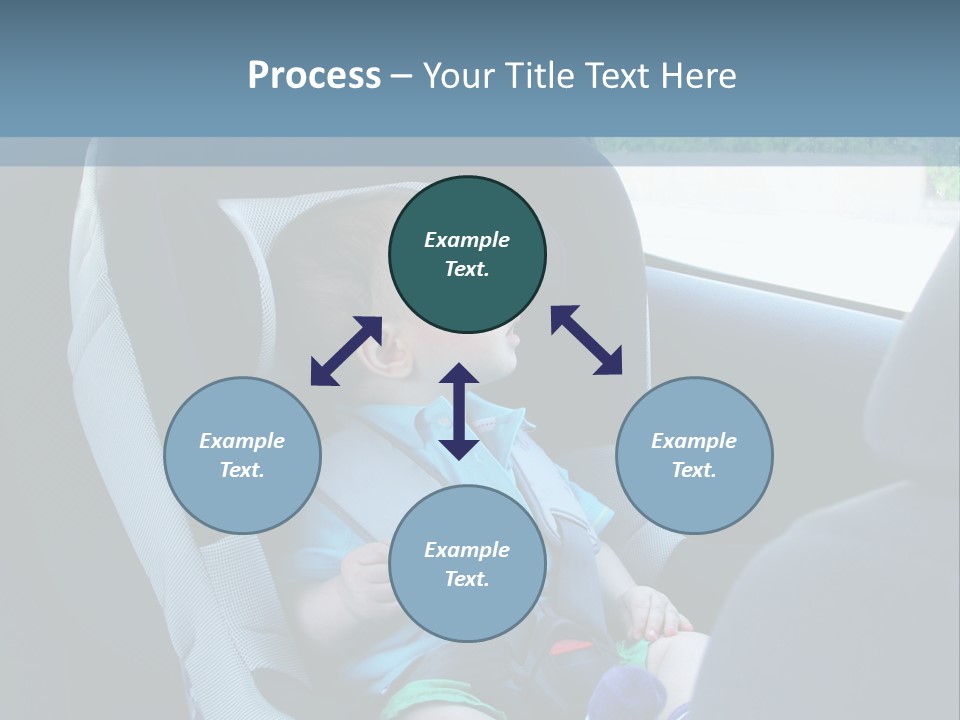 Boy Safety Seat PowerPoint Template