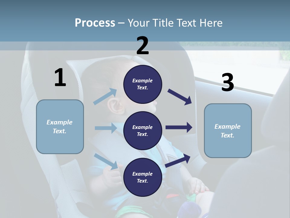 Boy Safety Seat PowerPoint Template