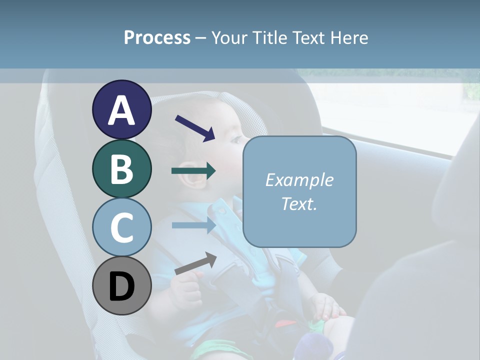 Boy Safety Seat PowerPoint Template
