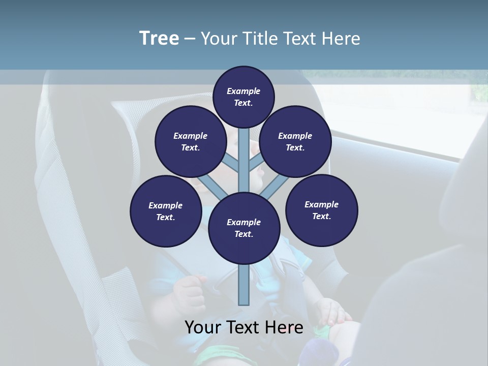 Boy Safety Seat PowerPoint Template