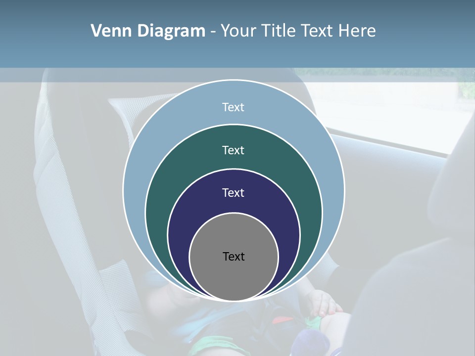 Boy Safety Seat PowerPoint Template