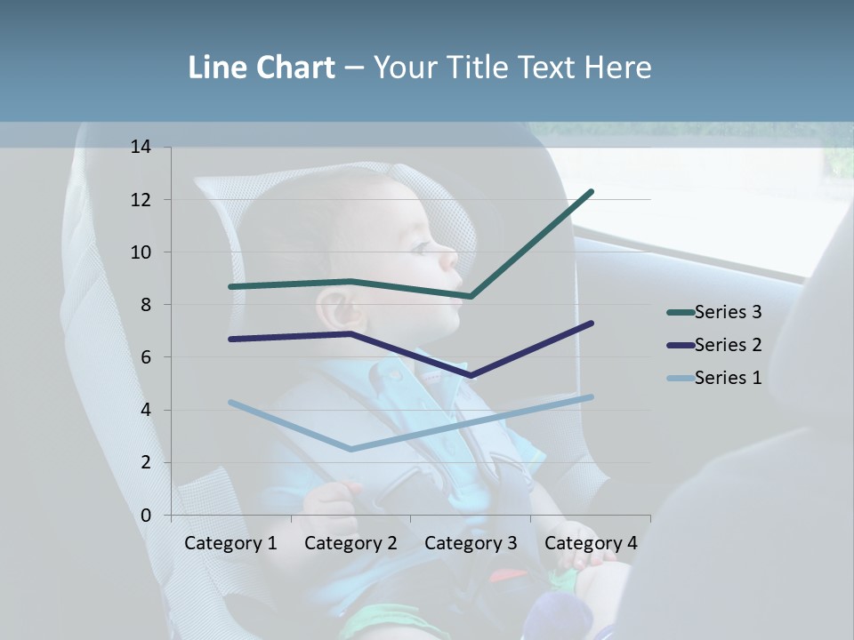 Boy Safety Seat PowerPoint Template