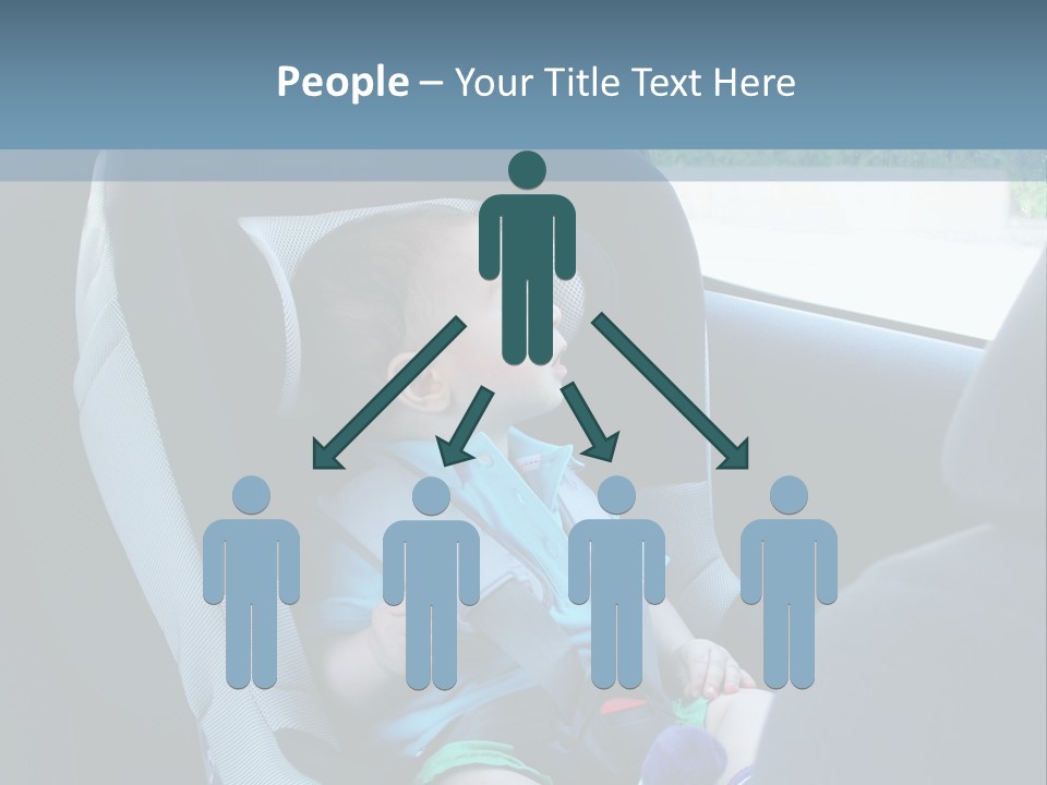 Boy Safety Seat PowerPoint Template