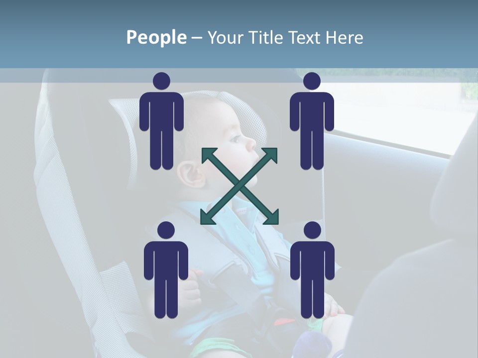 Boy Safety Seat PowerPoint Template