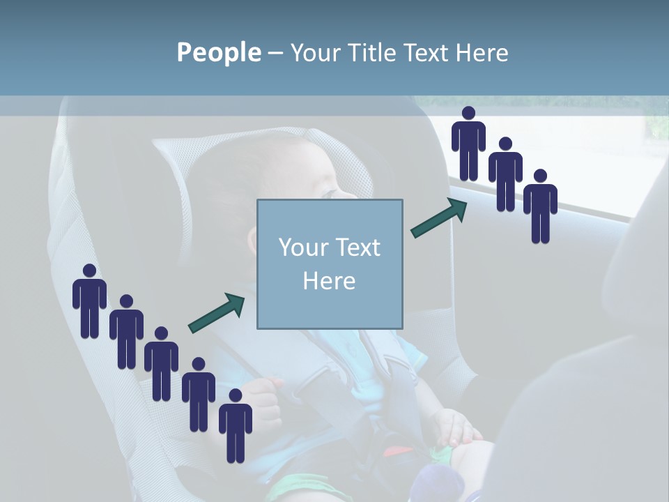 Boy Safety Seat PowerPoint Template