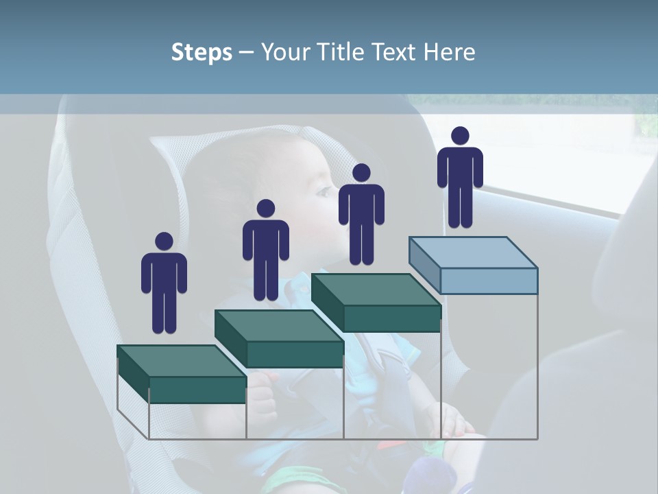 Boy Safety Seat PowerPoint Template