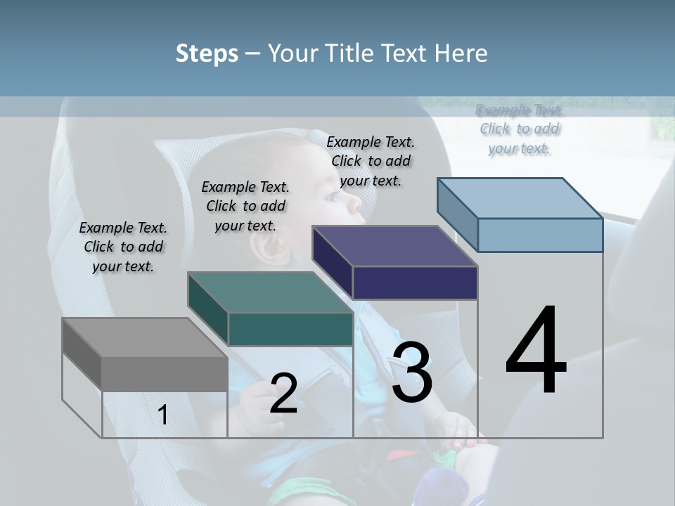 Boy Safety Seat PowerPoint Template