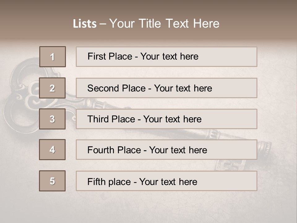 Skeleton Aged Door PowerPoint Template