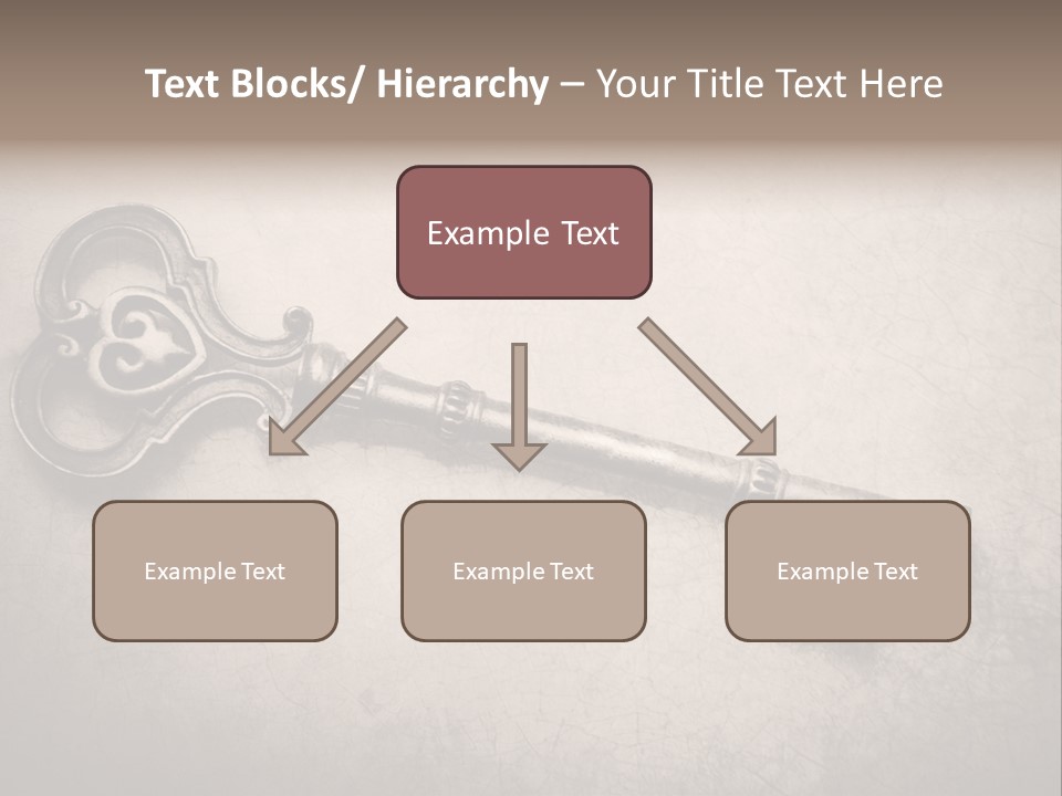 Skeleton Aged Door PowerPoint Template