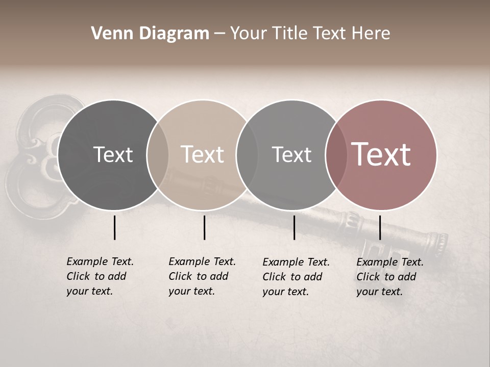 Skeleton Aged Door PowerPoint Template