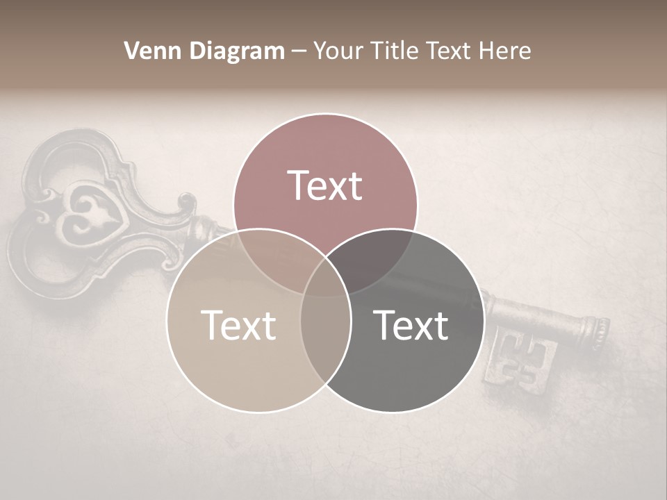 Skeleton Aged Door PowerPoint Template