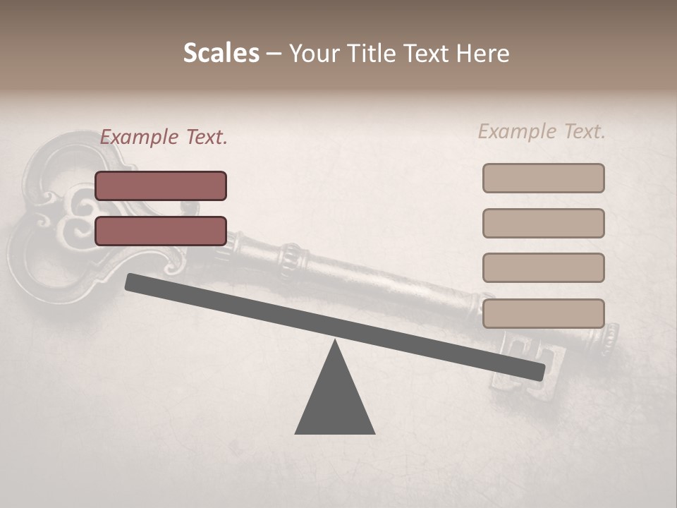 Skeleton Aged Door PowerPoint Template