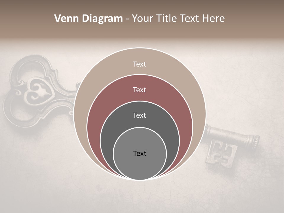 Skeleton Aged Door PowerPoint Template
