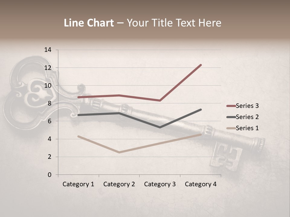 Skeleton Aged Door PowerPoint Template