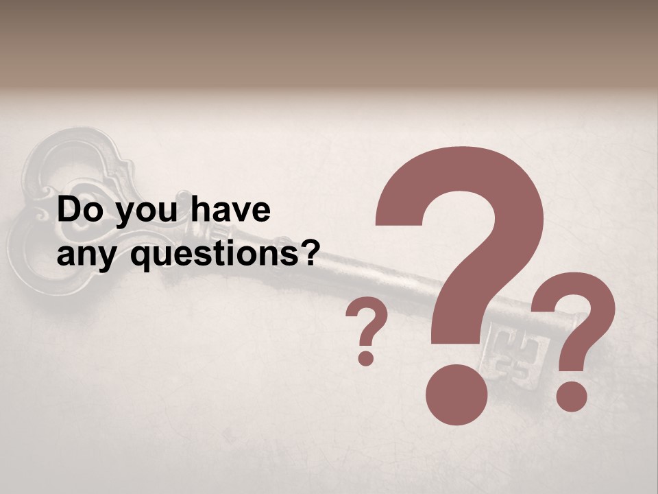 Skeleton Aged Door PowerPoint Template