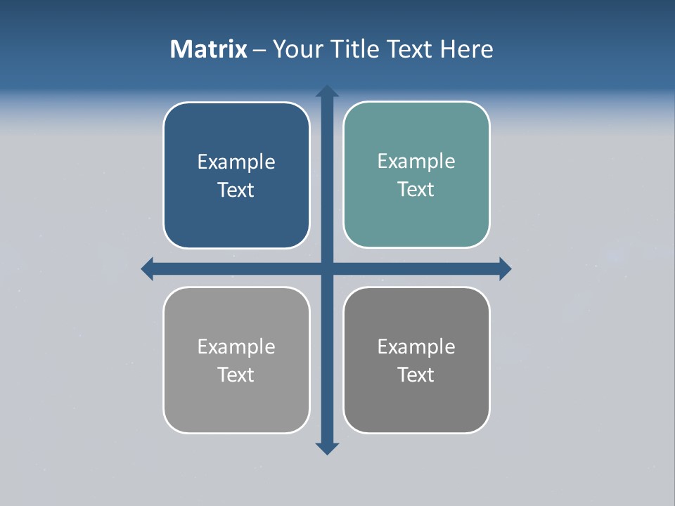 Star Astrology Blue PowerPoint Template