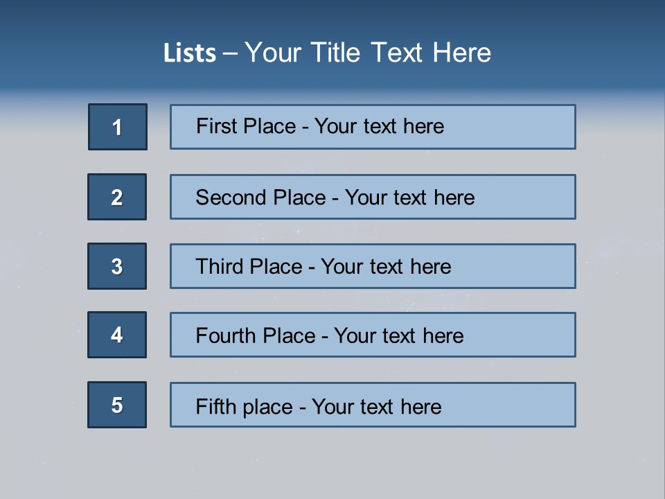 Star Astrology Blue PowerPoint Template