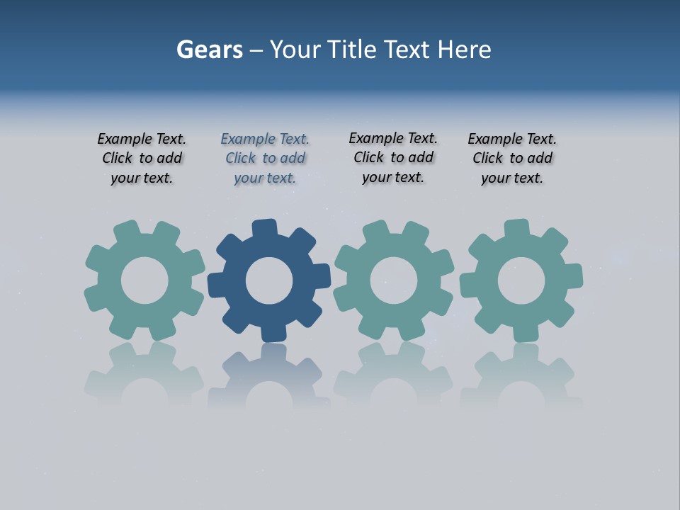 Star Astrology Blue PowerPoint Template