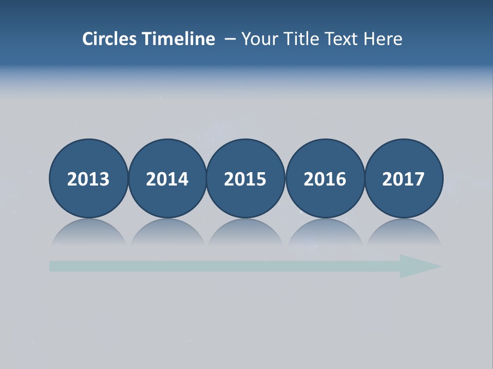 Star Astrology Blue PowerPoint Template