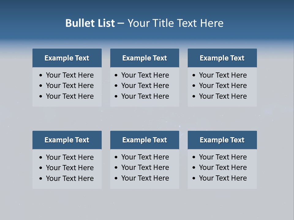 Star Astrology Blue PowerPoint Template