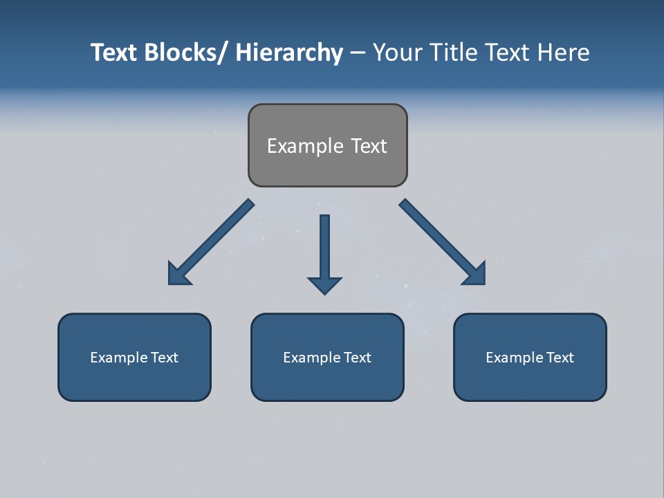 Star Astrology Blue PowerPoint Template