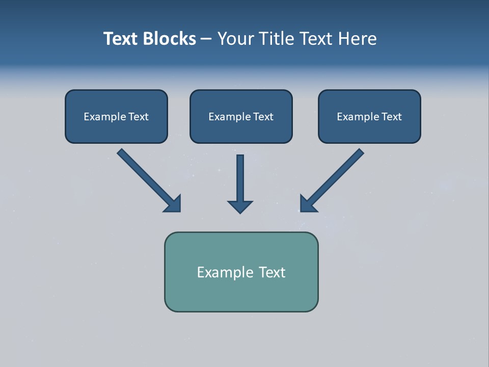 Star Astrology Blue PowerPoint Template