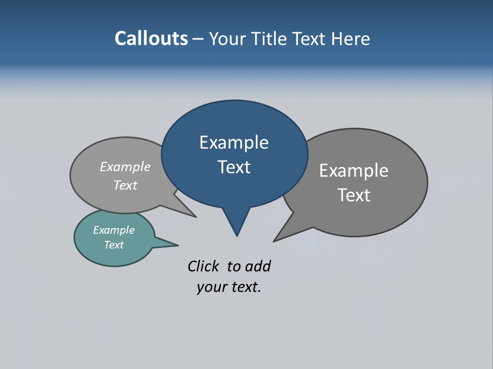 Star Astrology Blue PowerPoint Template